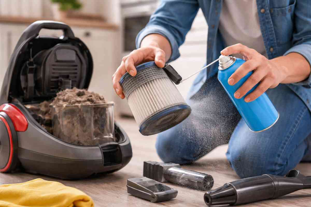 aspirapolvere come pulirla
